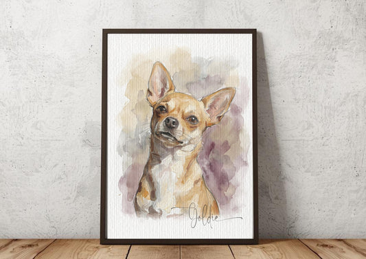 Dog Watercolour Art Painting | Pet Portrait | Pet Illustration | Dog Lover Gift - Dachshund __etsy:7879006155