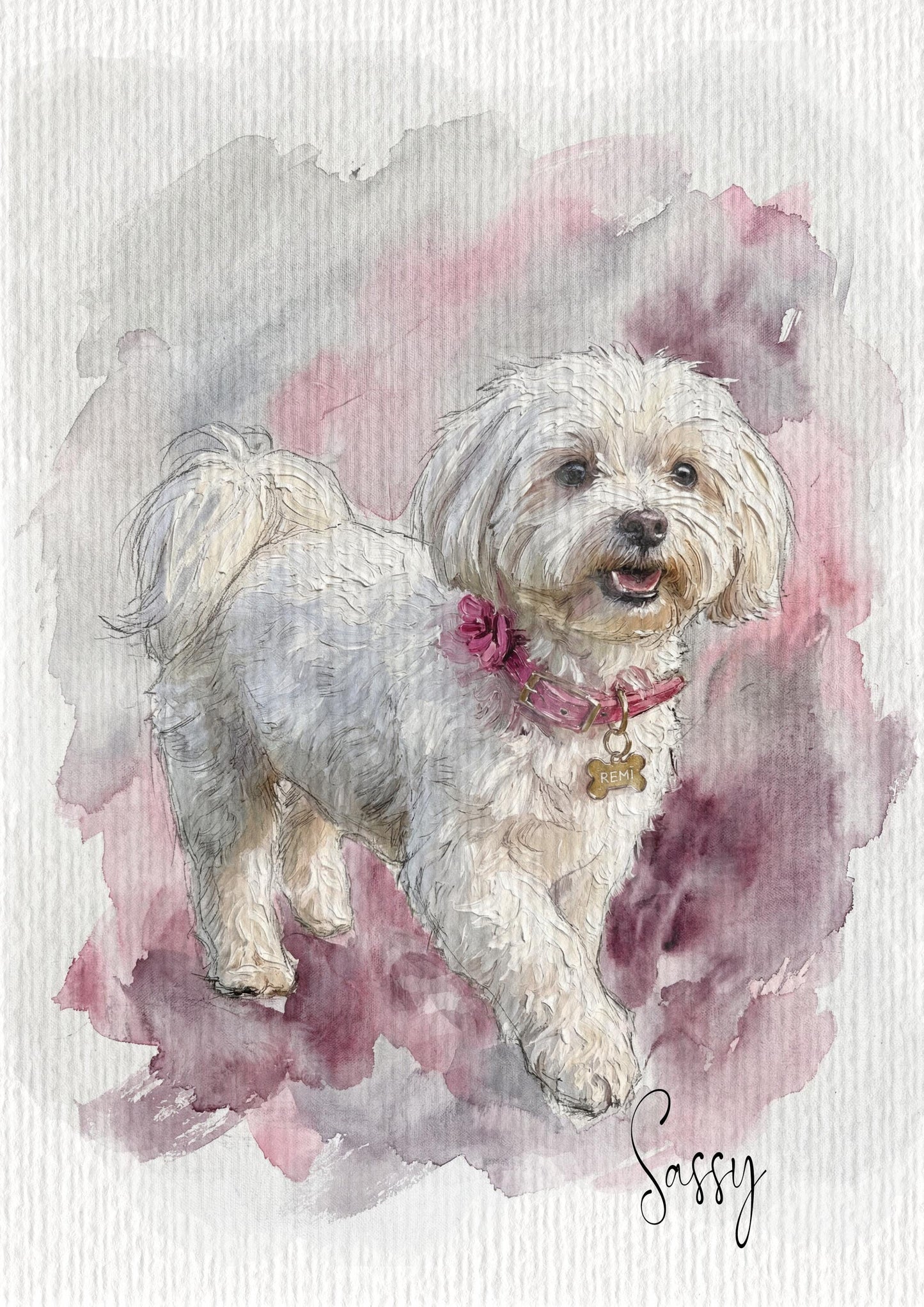 Dog Watercolour Art Painting | Pet Portrait | Pet Illustration | Dog Lover Gift - Dachshund __etsy:7878756741