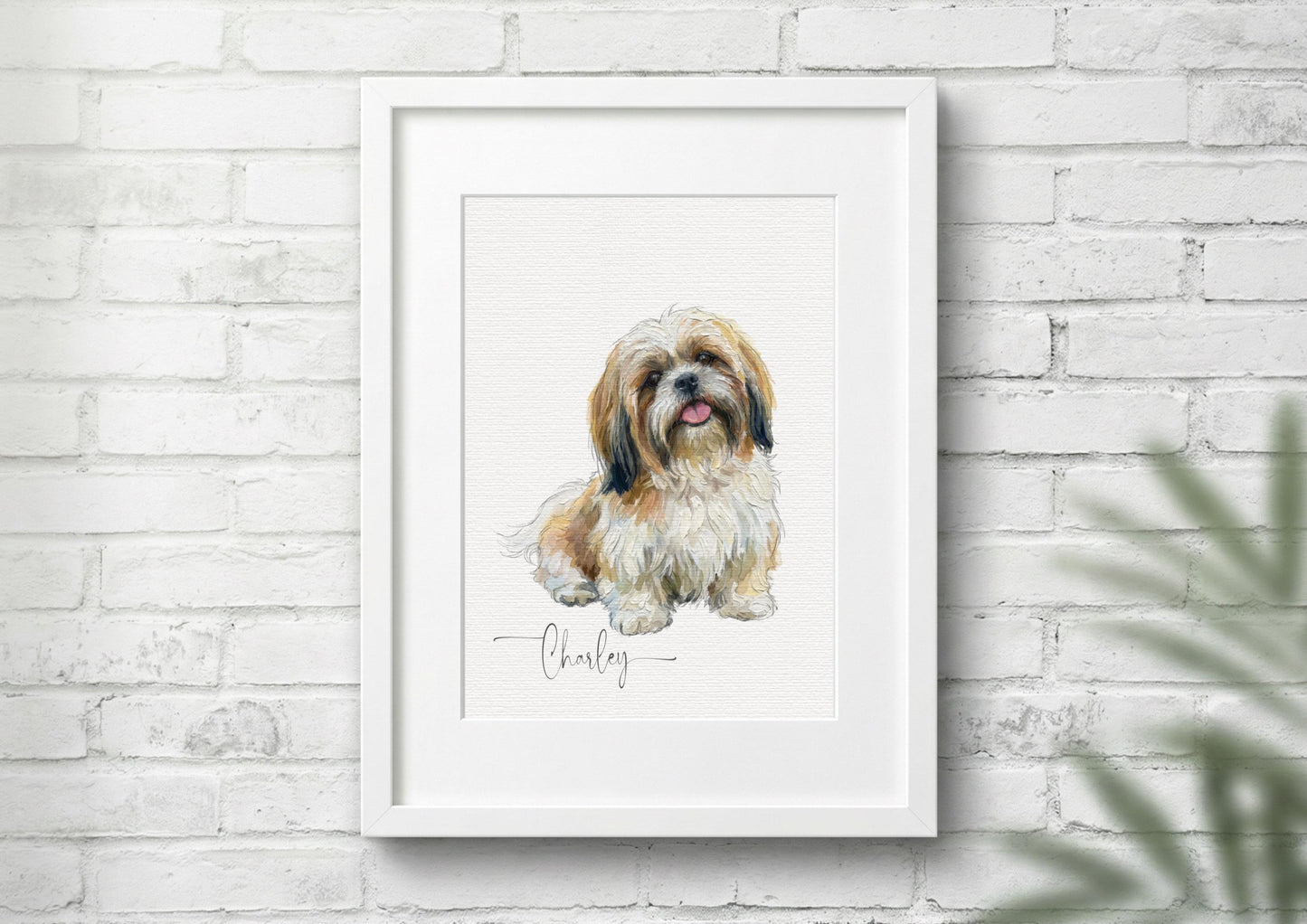 Custom Dog Hand Painted Watercolour Portrait | Personalised Pet Portrait | Pet Illustration | Dog Lover Gift | Digital Download __etsy:7900489095