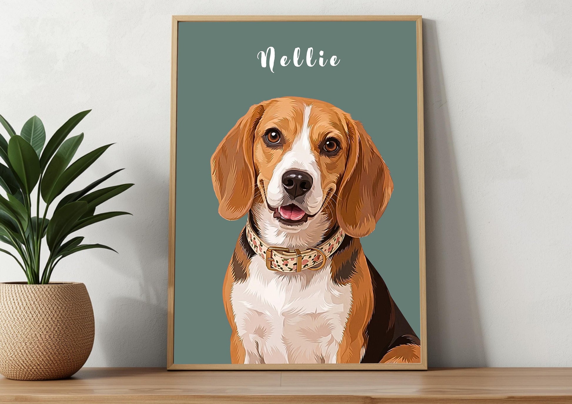Custom Dog Portrait From Photo, Personalised Dog Print, Cat Memorial Gift, Pet Lover Gift, Pet Wall Art, Australian Shepherd __etsy:8060447752