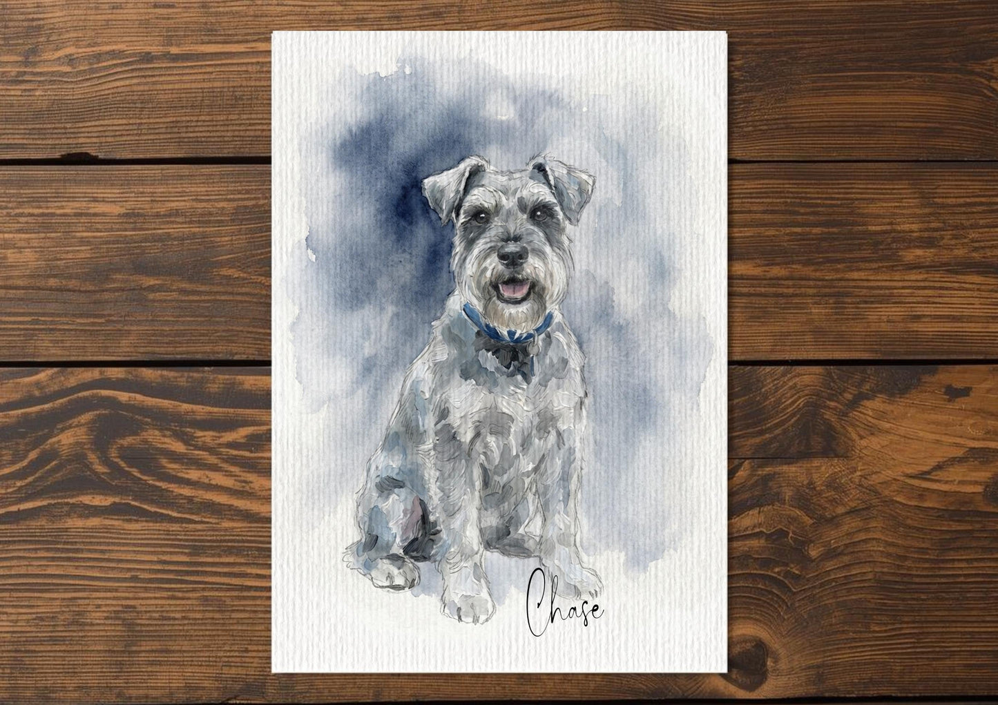 Custom Dog Watercolour Painting | Personalised Pet Portrait | Pet Illustration | Dog Lover Gift - Bulldog __etsy:7830704920