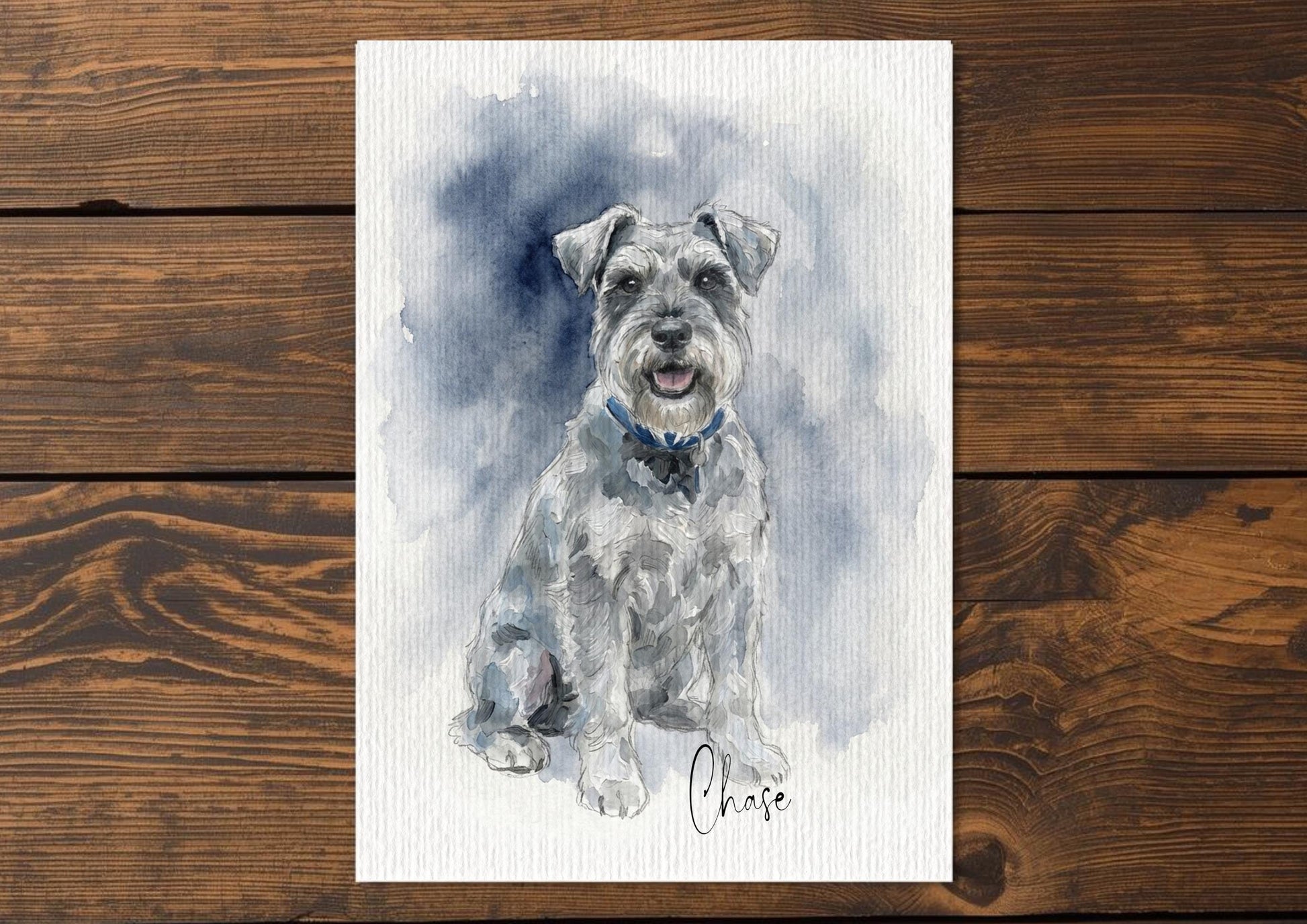 Dog Watercolour Art Painting | Pet Portrait | Pet Illustration | Dog Lover Gift - Border Collie __etsy:7830704920