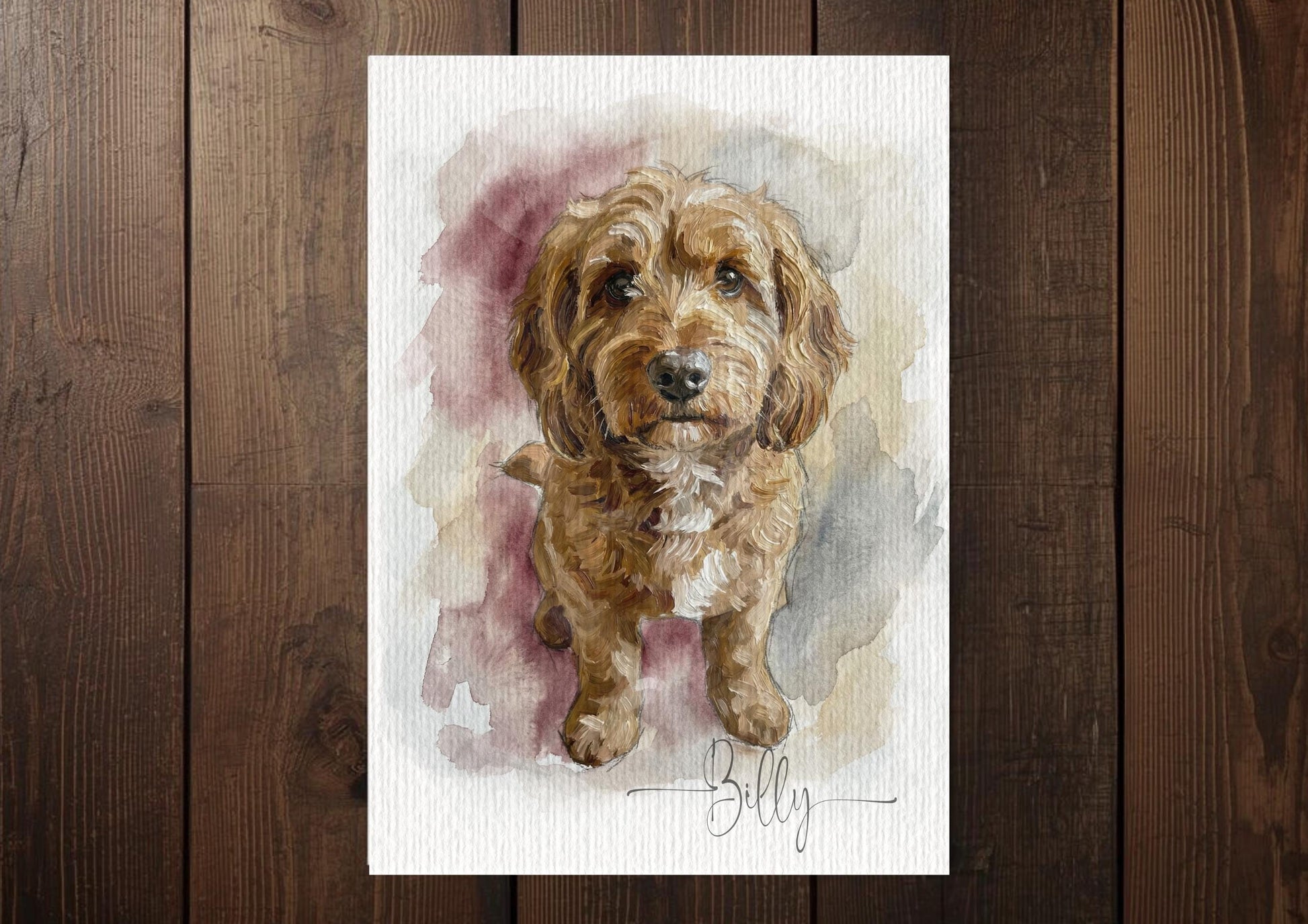 Dog Watercolour Art Painting | Pet Portrait | Pet Illustration | Dog Lover Gift - Dachshund __etsy:7831072490
