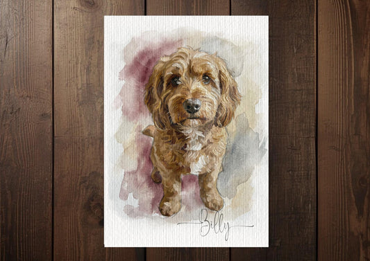 Dog Watercolour Art Painting | Pet Portrait | Pet Illustration | Dog Lover Gift - Dachshund __etsy:7831072490