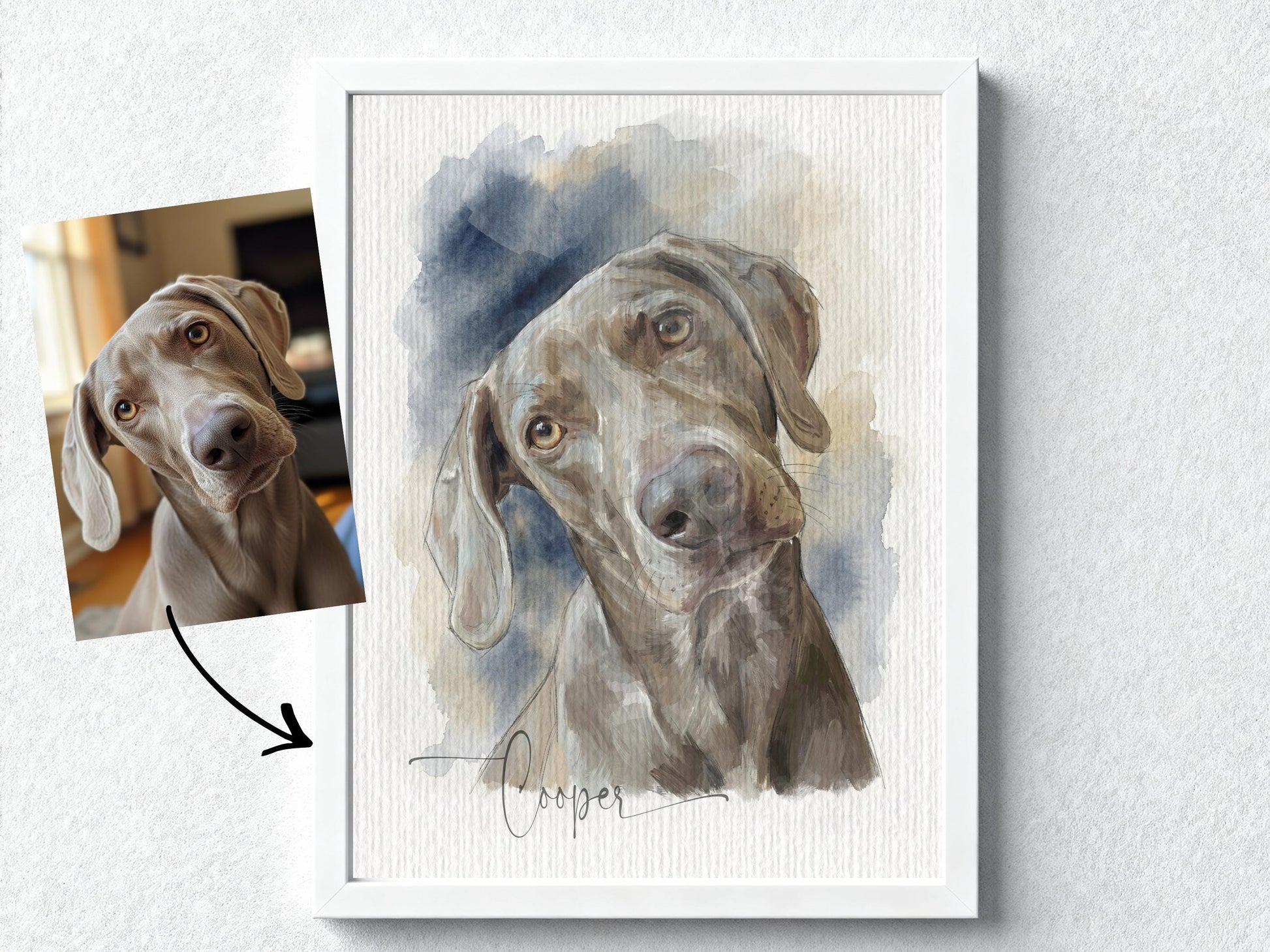 Dog Watercolour Art Painting | Pet Portrait | Pet Illustration | Dog Lover Gift - Dachshund __etsy:7878783259