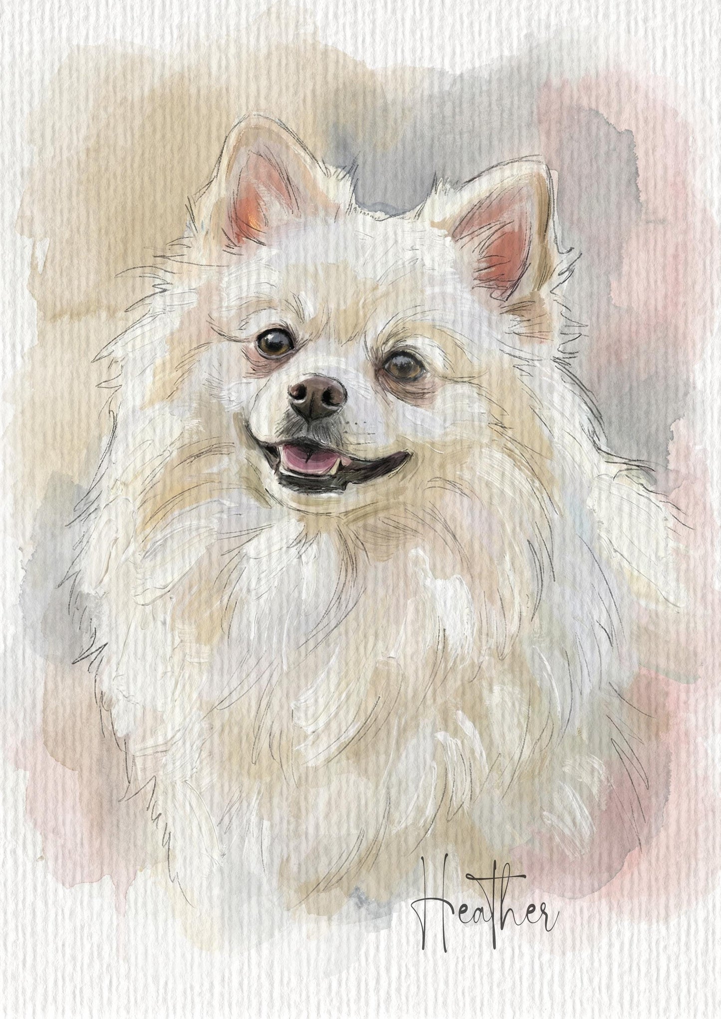 Dog Watercolour Art Painting | Pet Portrait | Pet Illustration | Dog Lover Gift - Dachshund __etsy:7878658469