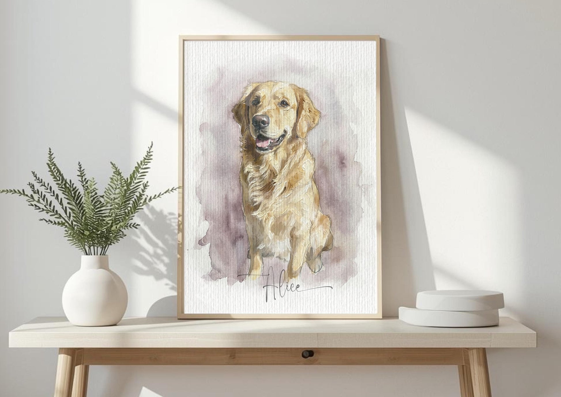 Dog Watercolour Art Painting | Pet Portrait | Pet Illustration | Dog Lover Gift - Labrador __etsy:7878971053
