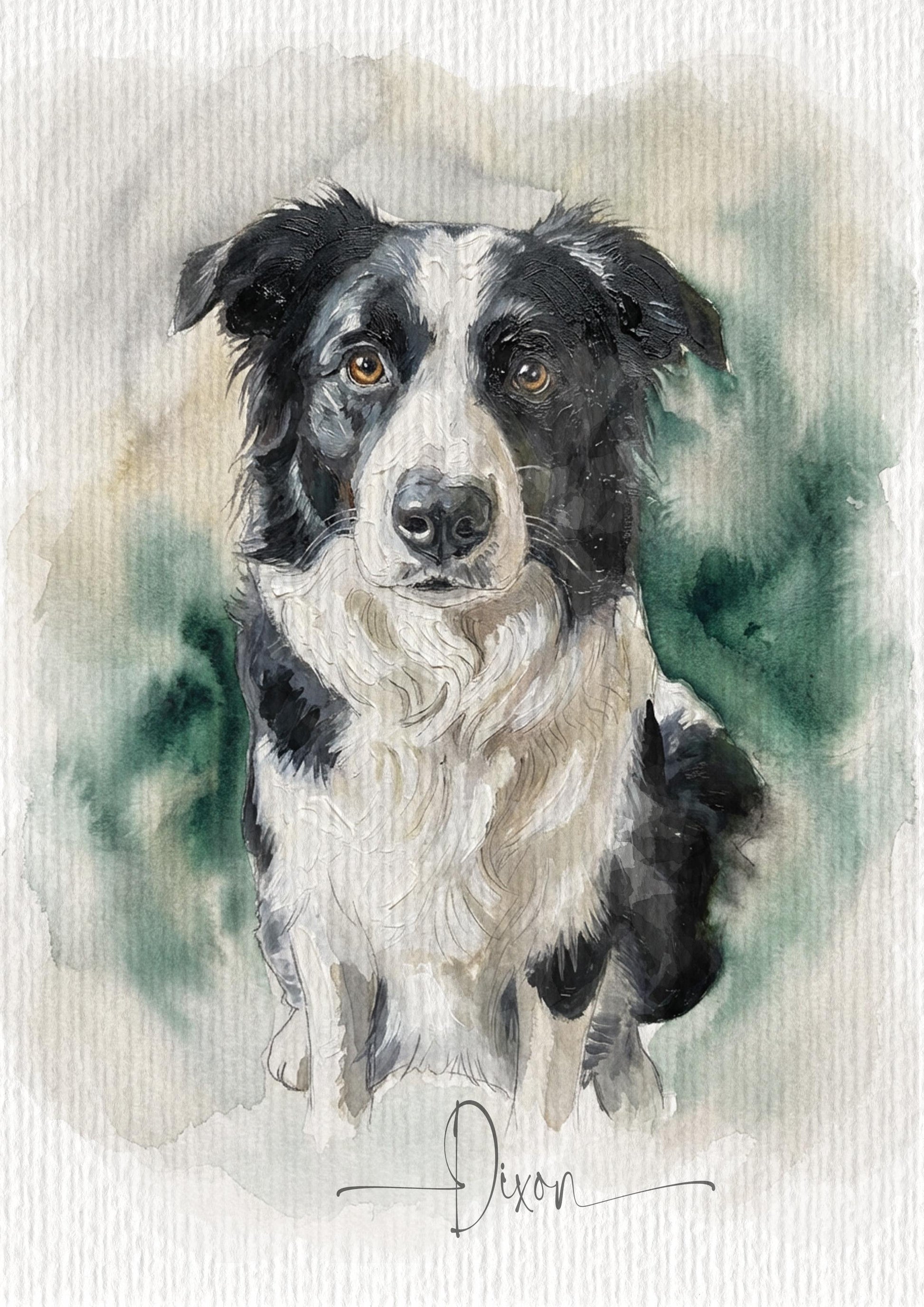 Watercolour Dog Portrait | Pet Photo to Art Print | Pet Illustration Painting | Unique Dog Lover Gift __etsy:7830759036