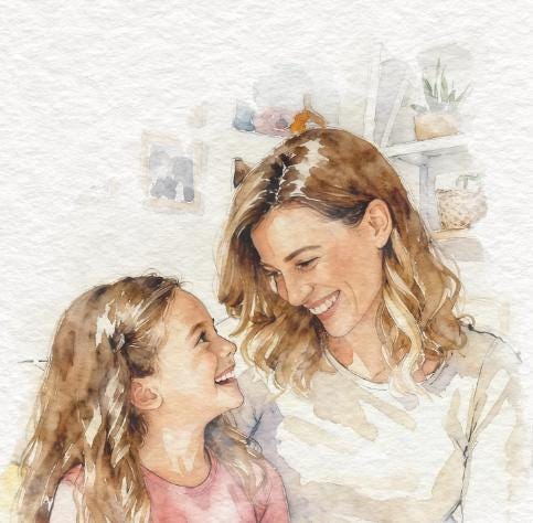 Custom Family Mum Gift Portrait From Photo - Present Idea For Mum, Grandma, Nana __etsy:7285565371