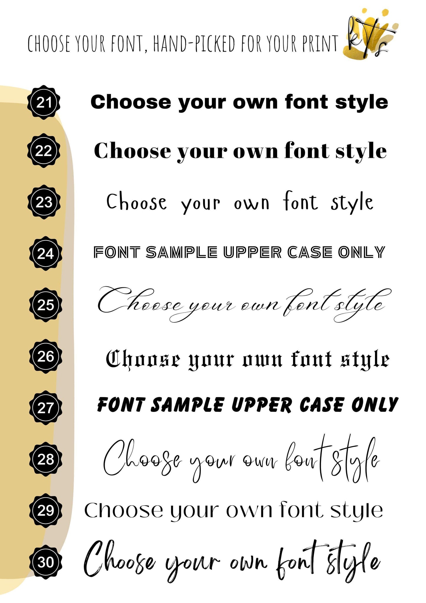 Custom Quote Print, Lyrics, Song, Saying, Message Personalised Typography Art Print, Your Own Words __etsy:7308654502